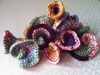 Fiber Art Reflections Crochet Hyperbolic Sculpture